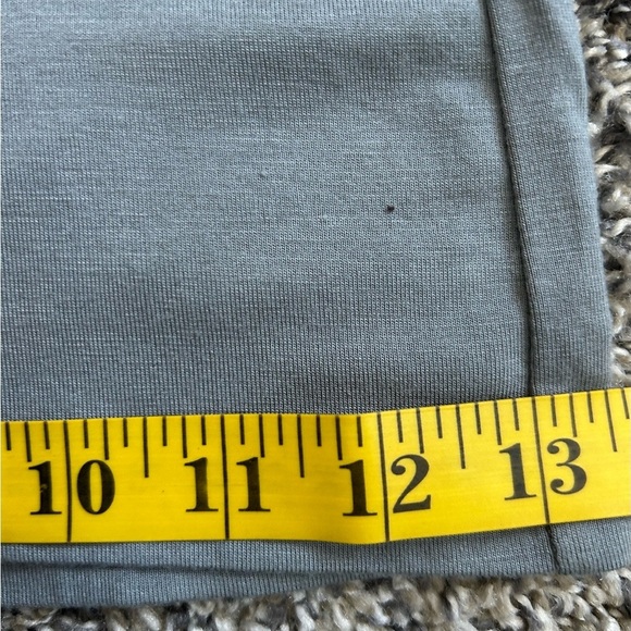 Shop Dordor blue/gray wide leg jumpsuit with halter tie top size small - Picture 8 of 11